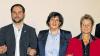 Neuwahl: Helena Scharf mit Michael Eber und Renate Horch, Schriftführerin Ines Straus und Schatzmeister Klaus Münk.Foto: Partnerschaftskomitee