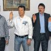 Neue Räte: In Rüdenhausen Jochen Schwemmer, Thomas Rennert, Uwe Pfeiffer und Michaela Gernert  den Eid ab.
