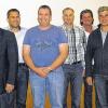Vereidigung: Bürgermeister Guido Braun (von links) begrüßte die beiden neuen stellvertretenden Bürgermeister Waldemar Braun und Bernhard Fiehl sowie die neuen Nordheimer Ratsmitglieder Dieter Knoblach, Bernd Sauer, Markus Schneider, Peter Rudloff, Michael Christ und Simon Trost.