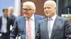 Reaktion auf Referendum: Die EU hat nach der Abstimmung über eine Abspaltung der Ostukraine ihre Sanktionen gegen Russland verschärft. Außenminister Frank-Walter Steinmeier (links) – hier im Bild mit seinem britischen Amtskollegen William Hague – sprach sich für einen „Brückenschlag über alle Lager hinweg“ aus.