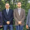 Neue Vertreter: Großbardorfs Oberhaupt Josef Demar (von links) erhält mit Klaus Dahinten und André Derleth zwei neue Stellvertreter. Zum ersten Mal ist Marco Seith Volksvertreter.
