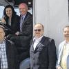 Hoher Besuch bei der Spedition Schnaus: (von links) Michael Custodis, Dorothee Bär, Thomas Habermann, Siegfried Schnaus und Kurt Mauer.