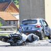 Tödliche Kollision: Ein 27-jähriger Motorradfahrer verlor am Freitagvormittag bei einem Unfall bei Sechsthal (Lkr. Haßberge) sein Leben.
