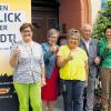 Daumen hoch: Der Gerolzhöfer Einzelhandel begrüßt die Aktion „Lass den Klick in Deiner Stadt!“ Im Bild (von links) Elisabeth Orth, Irene Schmitt (Mediaberaterin Main-Post), Petra Aumüller, Rudi Kühl (Vorsitzender von Gerolzhofen-aktiv) und Martina Reinert (Anzeigen-Verkaufsleiterin Main-Post).