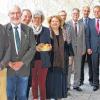 Bio ist besser: Vertreter von Institutionen trafen sich zum Fachgespräch „Verstärkter Einsatz von regionalen Lebensmitteln in der Gemeinschaftsverpflegung. Von links: Bernhard Schwab (Amt für Ernährung, Landwirtschaft und Forsten (AELF), Leiter Fachzentrum Ökologischer Landbau), Andreas Maier (AELF, Behördenleiter), Armin Amrehn (Bund Naturschutz, 1. Vorsitzender), Brigitte Baumeister (AELF, Leiterin des Fachzentrums Ernährung/Gemeinschaftsverpflegung), Eva-Maria Linsenbreder (Bezirkstagsvizepräsidentin), Eugen Köhler (Bayerischer Bauernverband Unterfranken, Referent), Rainer Klingert (Bezirk Unterfranken., Kämmerer und Geschäftsleiter der Krankenhäuser und Heime), Jochen Lange (Bezirk Unterfranken, Direktor der Bezirksverwaltung), Thomas Förter (Bezirk Unterfranken, Leiter des Zentraleinkaufs), Klaus Isberner (Bund Naturschutz, Bildungsreferent), Steffen Jodl (Bund-Naturschutz, Geschäftsführer).