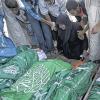 Palästinenser im Gazastreifen trauern um ihre getöteten Angehörigen.