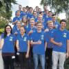 Die neuen Auszubildenden und Studenten des P & G-Werks Marktheidenfeld.