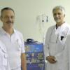 Ein Neuer im Team:  Dr. Massoud Popal (rechts) ist Leitender Oberarzt des Fachbereiches Nephrologie und Dialyse in der Kreisklinik, darüber freuen sich (von links) Oberärztin  Carola Schwerdel, Ärztlicher Direktor Rainer Kuhn und Chefarzt Gholam Nabi Fakeri.