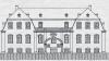 Rekonstruktion: So hat die Fassade des Zeller Schlosses zum Zeitpunkt seiner Entstehung 1744 ausgesehen.