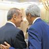 Nicht ganz so enge Verbündete: US-Außenminister John Kerry (rechts) traf sich in Ankara mit dem türkischen Präsidenten Recep Tayyip Erdogan. Thema war der Kampf gegen den IS-Terror.