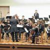Junge Könner: Hannes Beck am Marimbaphon glänzte durch ein außerordentlich virtuoses Spiel auf diesem so wohltönenden Instrument. Das Orchester dirigierte Hermann Freibott, der künstlerische Leiter des unterfränkischen Bezirks-Jugend-Sinfonie-Orchesters.