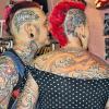 Die Haut als Leinwand: Über 50 Tätowierer und Piercer haben sich zur dritten Tattoo-Convention in der Mehrzweckhalle Karbach angemeldet. Sie findet am 11. und 12. Oktober statt. Unser Bild entstand bei der zweiten Convention im Vorjahr.