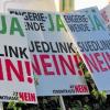Der Protest gegen die geplante Stromtrasse durch Unterfranken zieht in der Region immer weitere Kreise (Archivbild).