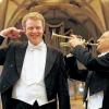Bestens eingespieltes Duo: der Trompeter Bernhard Kratzer (rechts) und der Organist Paul Theis.