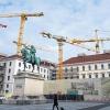 Baustelle: Siemens-Zentrale in in München
