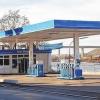 Runderneuert: die Tankstelle in Marktbreit.
