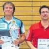 Das Spitzenquartett: Beim Tischtennis-Kreis-Einzelpokalturnier landeten (von links) Matthias Höhn (TSV Gochsheim/2.Platz), Wolfgang Werner (TSG Bamberg/1.)), Bernd Schätzlein (TSV Goßmannsdorf/3.) und Roland Dorsch (TV Ebern/4.) ganz vorn.