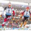 Volle Kraft voraus: Massenstartrennen der Biathletinnen beim Weltcup in Oberhof (rechts die beste Deutsche Franziska Preuß).