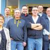 Der neue Vorstand der Ochsenfurter Sportfischer: Ludwig Lenhart, Doris Lenhart, Heiko Drescher, Thomas Albert, Stefan Spitzig, Manfred Keupp, Heiko Schmidt, Ekkehard Bausch und Seewart Richard Brandt (von links).