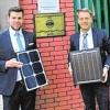 Jakob Ackermann (links) und Gerald Schneider, Chef der Stettener Firma Schneider-Solar, knüpften in Kairo Geschäftskontakte.