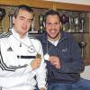 Kickfreudig: André Müller (links) und Manfred Falk gingen bereits 300 Mal für den SV Nenzenheim auf den Fußballplatz.