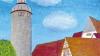 Pfarrer Karl Geigers Werk: Türmer-turm und das Kurmainzische Schloss in Tauberbischofsheim.
