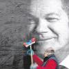 Wahlplakat von Olaf Scholz: Der Erste Bürgermeister von Hamburg blickt der Abstimmung am Sonntag entspannt entgegen. Der Sozialdemokrat muss um sein Amt nicht fürchten.
