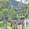 Wandern nach Mariabuchen: Der Spessartverein steuert die Wallfahrtskirche im nächsten Monat an. Kurze Hosen – wie auf dem Archivbild – sind im März noch nicht angeraten.