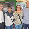 Nach 22 Jahren in Frammersbach ist BoDe Design jetzt in Gemünden ansässig. Bei der Einweihung dankten die Inhaber Stefan Bopp (links) und Matthias Deter (rechts) ihren Mitarbeiterinnen Iris Freund und Stefanie Reuchlein (von links) für 20-jährige Firmentreue.