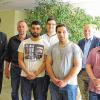 Sie wurden von der Geschäftsführung der Energie freigesprochen: (von links) Ufuk Tuzluca, Lukas Hopf und Daniel Schäfer.