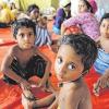 Gerettet: Flüchtlingskinder aus Myanmar