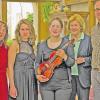 Gäste bei „Kooperation Ehrenamt“: Zu einem Konzert für Ehrenamtliche wurde nach Sickershausen ins Haus der Pflege eingeladen. Es spielten Musikerinnen von „live music now“. Im Bild von links: Katrin Anger (Caritasverband Kitzingen), Lidia Piskareva-Vasilyeva (Klavier), Antonia-Sophie Pechstaedt (Violine), Eybe Horster (Verein live music now Franken) und Helmut Witt (Haus der Pflege Kitzinger Land).