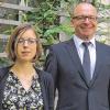 Neue Kollegin: Direktor Joachim Hein begrüßte Richterin Stefanie Müller am Amtsgericht Bad Neustadt.