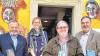 Mörderische Stimmung im Deutschen Fastnachtmuseum am Museumstag: Die zwei Krimiautoren Johannes Gerster (links) und Alexander Pelkim (Mitte) lasen aus ihren Werken. Mit im Bild Daniela Sandner (Museumsleiterin) und Bernhard Schlereth (Stiftungsvorstand).