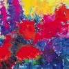 Walter Habdank: Eines seiner leuchtenden Blumenaquarelle.