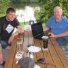 Experten unter sich (von links): Jeden dritten Freitag im Monat treffen sich Max Wohlfahrt, Robert Streng, Harals Eisenmenger und Alex Gutzeit zum Freifunk Franken Stammtisch im Meehäusle Haßfurt. Experten unter sich (von links): Jeden dritten Freitag im Monat treffen sich Max Wohlfahrt, Robert Streng, Harals Eisenmenger und Alex Gutzeit zum Freifunk Franken Stammtisch im Meehäusle Haßfurt.