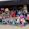 Tschüss, alter Kindergarten: Die Fladunger Kinder ziehen ins neue „Haus der Kinder“ um.