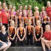 Zwei Überraschungserfolge: Die erfolgreichen Mannschaften von der Turnabteilung des TSV Tauberbischofsheim mit dem Turnfestsieger und dem baden-württembergischen Vizemeister mit ihren Trainerinnen und Betreuerinnen.