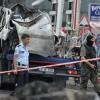 Bombenterror in Istanbul: Spezialkräfte untersuchen den Anschlagsort nach einem Selbstmordattentat auf eine Polizeistation.