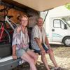 Aus Frankreich: Joycelyne und Serge Ducas wollen auf ihrer Tour durch Deutschland viel radeln. Aus Frankreich: Joycelyne und Serge Ducas wollen auf ihrer Tour durch Deutschland viel radeln.