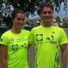 Erfolgreich: Die Geschwister Sharon (links) und Kevin Antoni landeten beim Triathlon in Waldenburg beide auf dem Podest.
