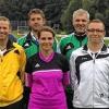Ab sofort lizenzierte Trainer: Manuel Mainz (von links, Lehrgangsleiter), BLSV-Kreisvorsitzender Klaus Greier, Thomas Angermüller (TSV Bad Königshofen), Manfred Markert (VfR Stadt Bischofsheim), Walter Dietz (TSV Großbardorf), Frank Schlereth (TSV Wollbach/KG), Stanislav Jampolski (FC Hammelburg), Christine Weisheit (FSV Schmalkalden), Oliver Zeier (FC Hammelburg), Sebastian Hein (FC Strahlungen), Jürgen Peterek (SV Wildflecken), Steffen Ruth (VfL Spfr. Bad Neustadt), Holger Zwirlein (TSV Ebenhausen), Stefan Kraus (TSV Sondheim/Rh.) und Thomas Jakob (Leiter DFB-Stützpunkt Großbardorf).