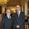 Amtswechsel: Der scheidende Regierungsvizepräsident Andreas Metschke (links) und sein Nachfolger Jochen Lange in der Residenz.