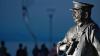 Umstrittenes Erbe: Eine mannshohe Statue zeigt in Friedrichshafen Ferdinand Graf von Zeppelin.