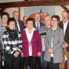Spessartverein Tauberbischofsheim:  die neugewählten Vorstandsmitglieder sowie die langjährigen geehrten Vereinsmitglieder.