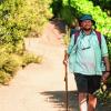 Das Wandern ist . . .: Devid Striesow auf dem Jakobsweg.