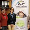 KoKi-Mitarbeiterin Christine Dawidziak-Knorsch (links) bedankt sich bei den Familienpaten des Landkreises Würzburg für ihren ehrenamtlichen Einsatz.