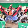 Die Prunksitzung in Hausen stand unter dem Motto „Gauner, Gangster und Ganoven. Wir sind zurück ... mit neuen Katastrophen“. Das Männerballett trumpfte auf.
