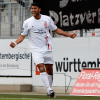 Einstand nach Maß: Kickers-Neuzugang Elia Soriano bejubelt seinen Premierentreffer beim 2:1 in Großaspach. Nun will der Angreifer auch bei seinem ersten Heimspiel in Würzburg jubeln.
