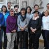 Die Geehrten des TSV Stadtlauringen (von links): Vorsitzender Manfred Dietz, Heinrich Kaufmann, Erich Heid, Helmut Krug, Iris Heid, Joachim Albert, Maria Volk, Jenny Hey, Anita Zirkelbach, Christine Knierim, Erika Brandenburg, Lukas Bergmann, Nicola Schultheis, Edwin Schultheis, Hermann Fenn, Michael Weigand, Ehrenamtsbeauftragter Ehrenfried Lang, und stellvertretender Vorsitzender Hubert Braun.